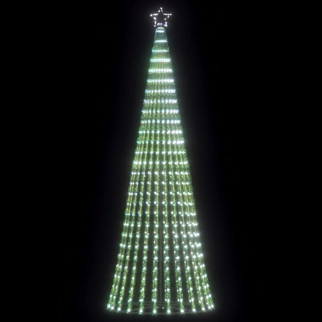 Illuminazione Albero Natale a Cono 475LED Bianco Freddo 247cm 4016397