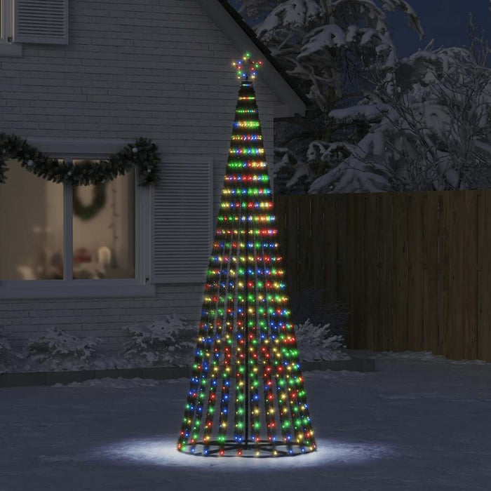 Illuminazione Albero di Natale a Cono 475 LED Colorato 247 cm 4016399