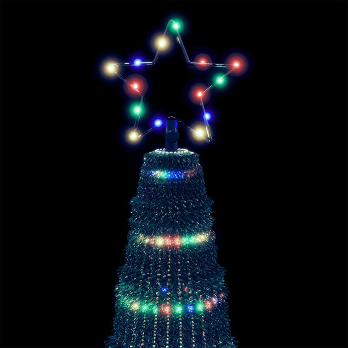 Illuminazione Albero di Natale a Cono 475 LED Colorato 247 cm 4016399