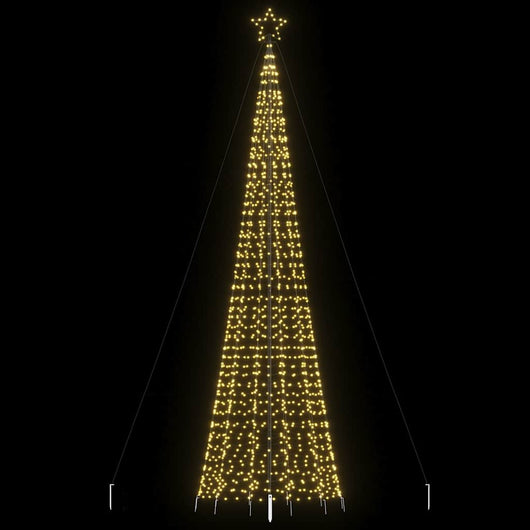 Albero di Natale a LED con Punte 1534 LED Bianco Caldo 500 cm 4016404