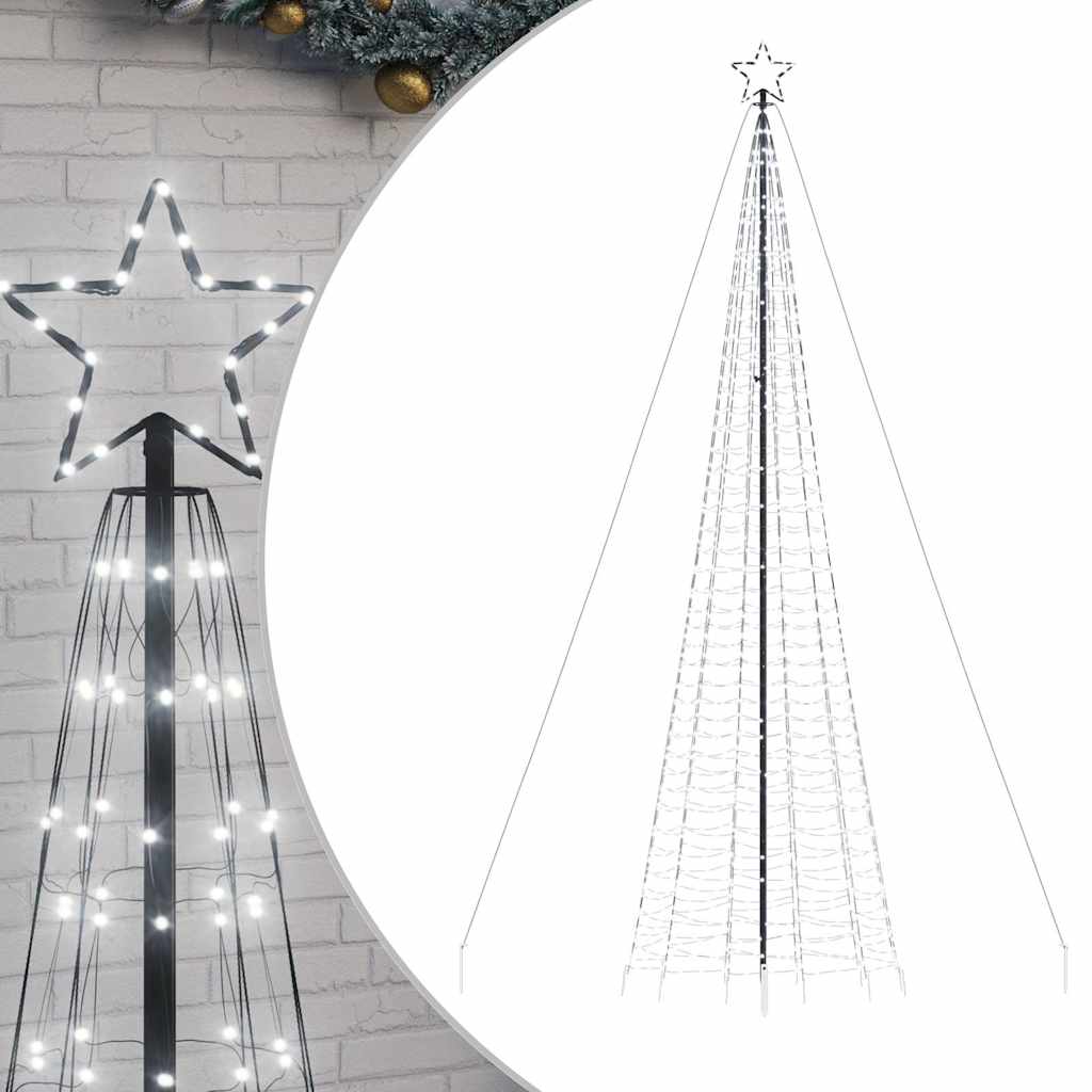 Lampada per Albero Natale Punte 1534 LED Bianco Freddo 500 cm 4016405