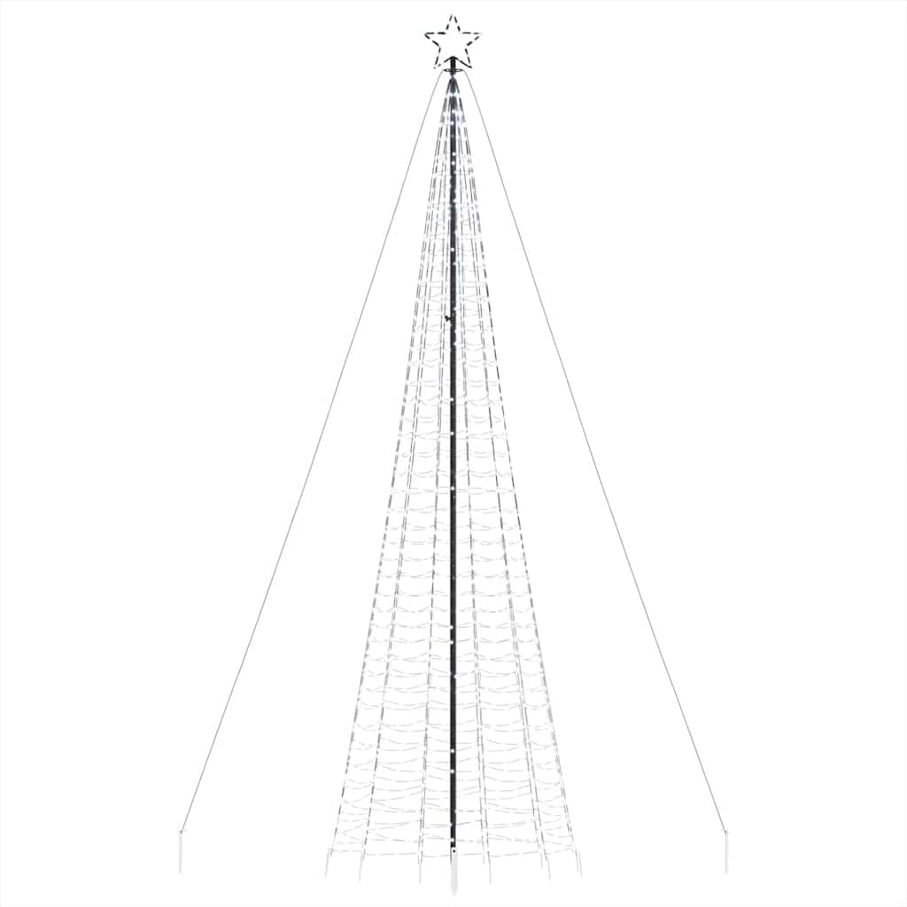 Lampada per Albero Natale Punte 1534 LED Bianco Freddo 500 cm 4016405