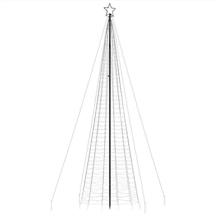 Lampada per Albero Natale Punte 1534 LED Bianco Freddo 500 cm 4016405