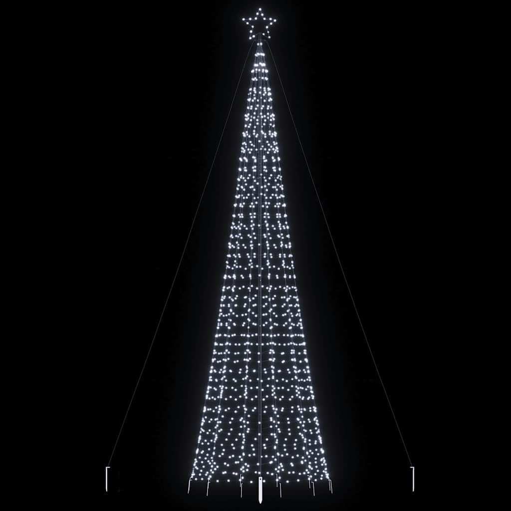 Lampada per Albero Natale Punte 1534 LED Bianco Freddo 500 cm 4016405