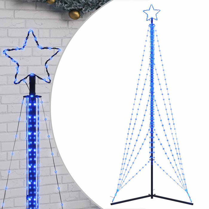 Illuminazione per Albero di Natale 525 LED Blu 302 cm 4016418