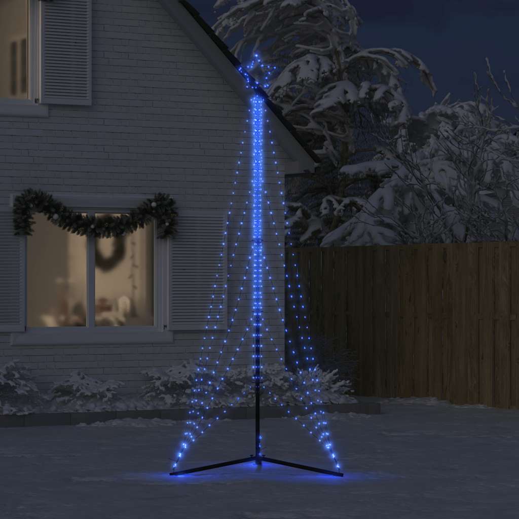 Illuminazione per Albero di Natale 525 LED Blu 302 cm 4016418