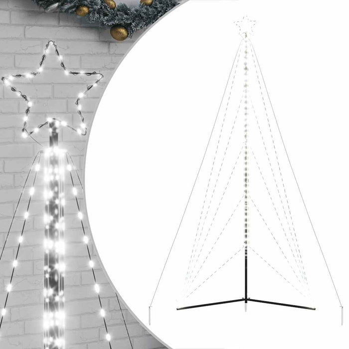 Illuminazione Albero di Natale 615 LED Bianco Freddo 404,5cm 4016421