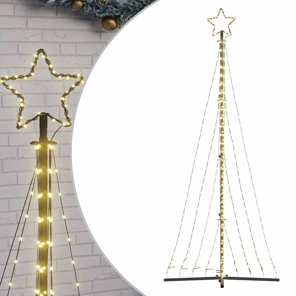 Illuminazione per Albero di Natale 447 LED Bianco Caldo 249 cm 4016432