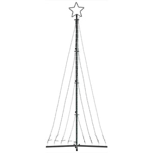 Illuminazione per Albero di Natale 447 LED Bianco Caldo 249 cm 4016432