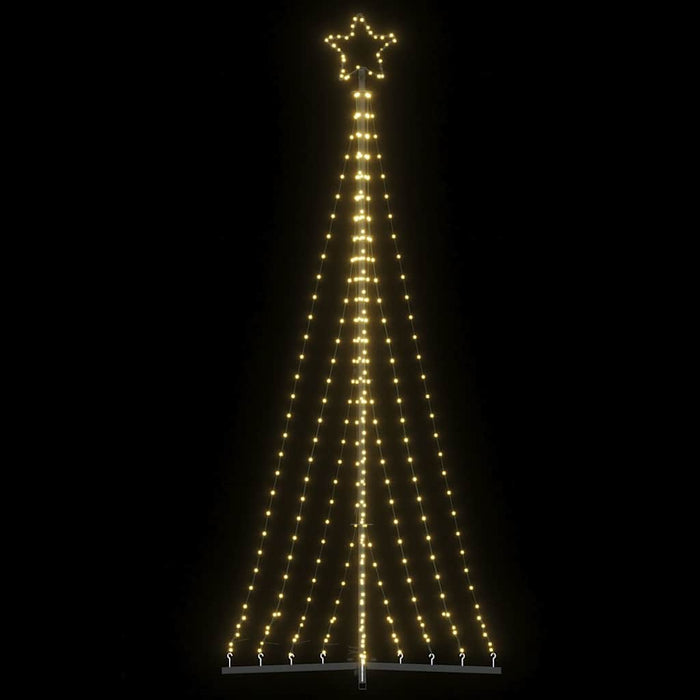 Illuminazione per Albero di Natale 447 LED Bianco Caldo 249 cm 4016432