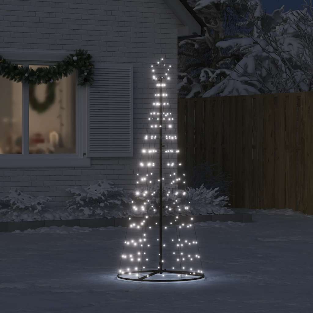 Illuminazione Albero Natale a Cono 200 LED Bianco Freddo 182 cm 4016449