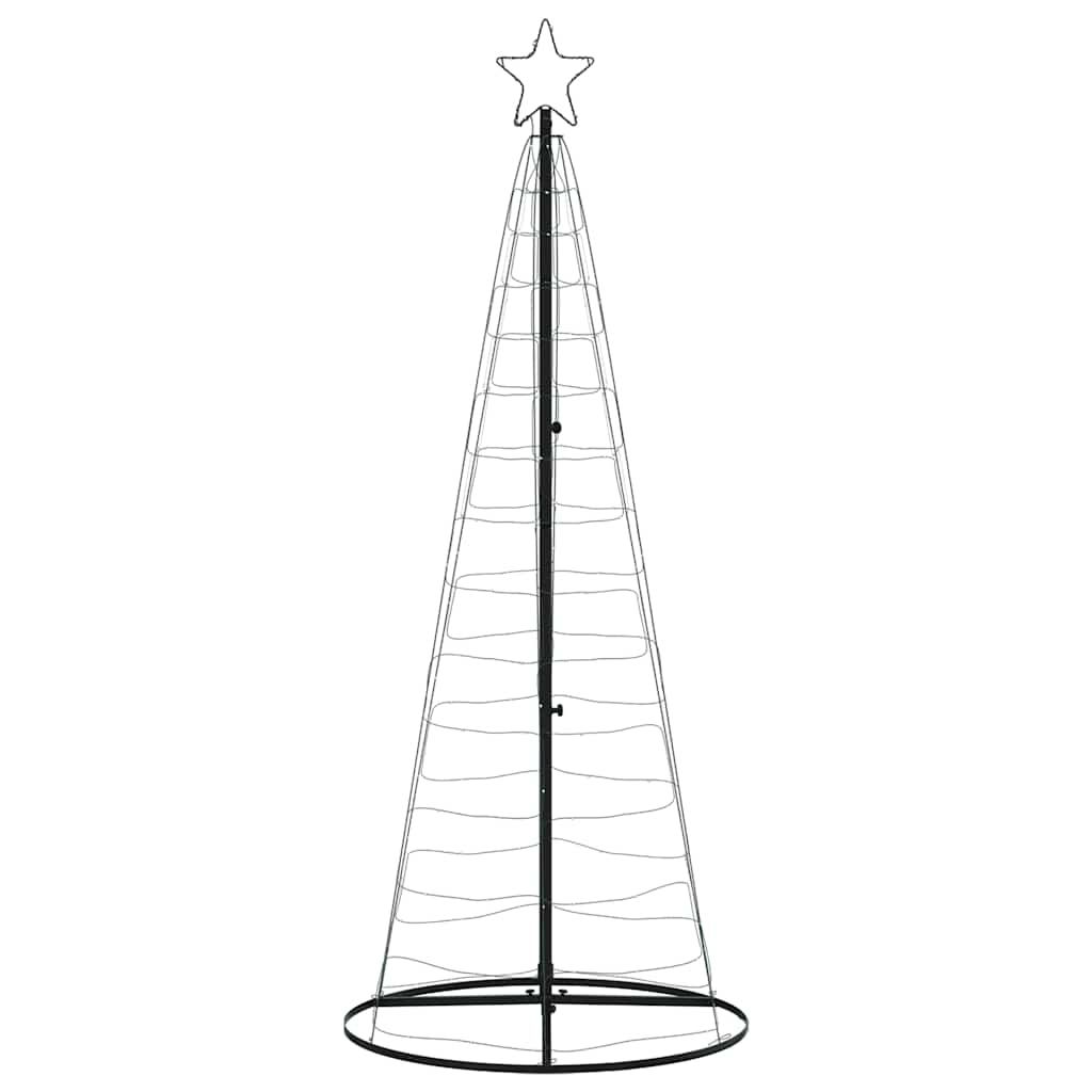 Illuminazione Albero Natale a Cono 200 LED Bianco Freddo 182 cm 4016449