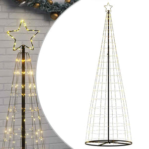 Illuminazione Albero di Natale a Cono 550LED Bianco Caldo 304cm 4016452