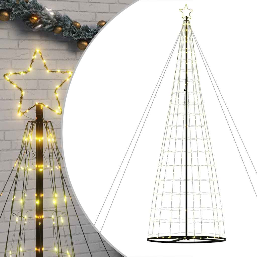 Illuminazione Albero Natale a Cono 1534 LED Bianco Caldo 503 cm 4016456