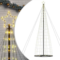 Illuminazione Albero Natale a Cono 1534 LED Bianco Caldo 503 cm 4016456