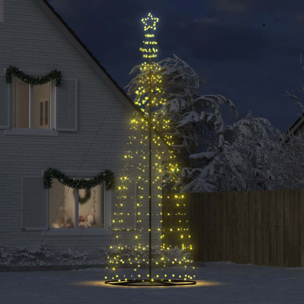 Illuminazione Albero Natale a Cono 1534 LED Bianco Caldo 503 cm 4016456