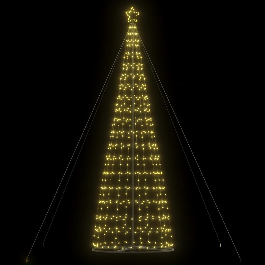 Illuminazione Albero Natale a Cono 1534 LED Bianco Caldo 503 cm 4016456