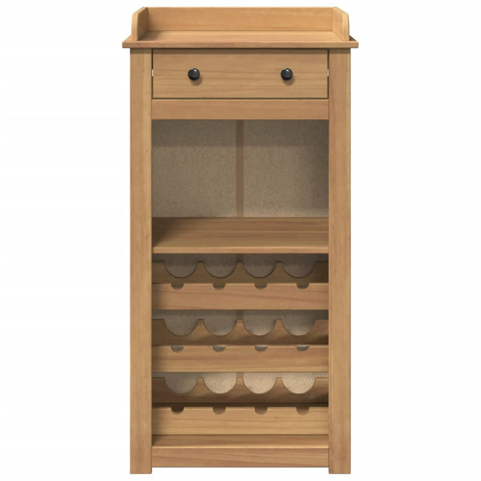 Cantinetta per Vini Panama 57x40x111,5cm Legno Massello di Pino 4016390