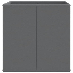 Scatole Portaoggetti 4 pz Grigio 32x32x32cm Tessuto non Tessuto 4018987