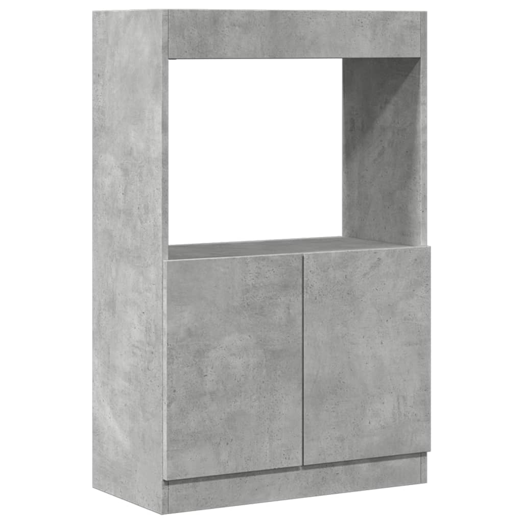 Credenza Grigio Cemento 63x33x100 cm in Truciolato 855100