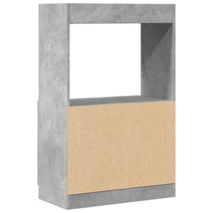 Credenza Grigio Cemento 63x33x100 cm in Truciolato 855100