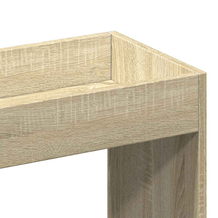 Credenza Rovere Sonoma 92x33x100 cm in Legno Multistrato 855126