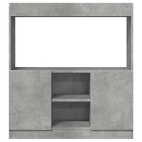 Credenza Grigio Cemento 92x33x100 cm in Legno Multistrato 855127