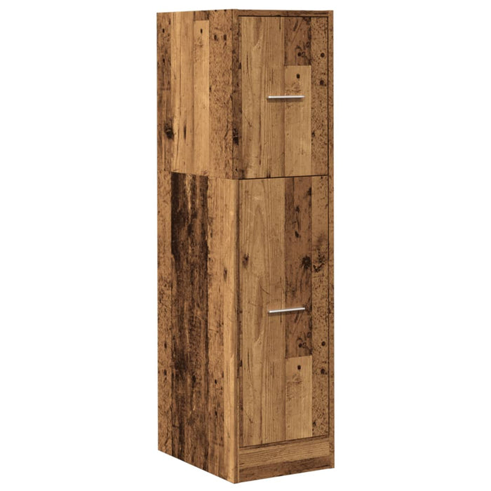 Armadietto da Farmacia Legno Vecchio 30x41x118 cm in Truciolato 855167