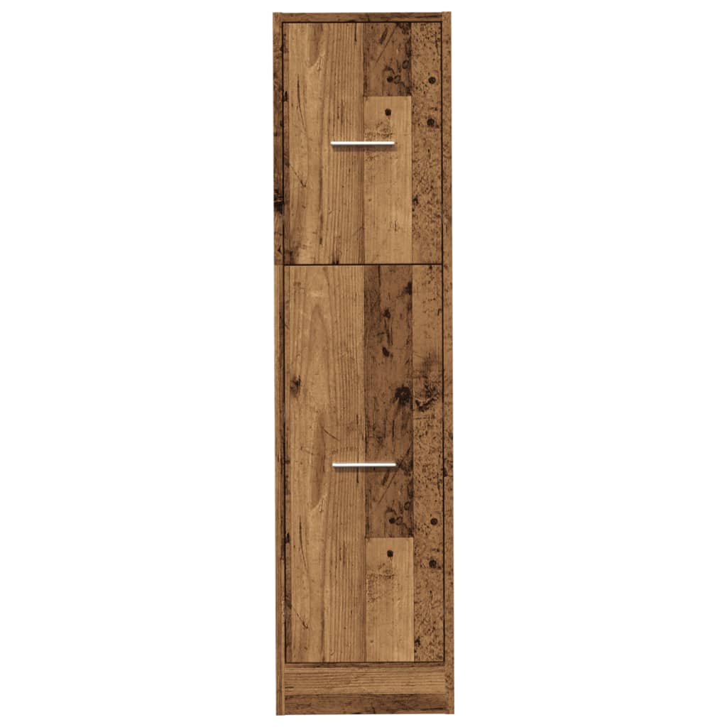 Armadietto da Farmacia Legno Vecchio 30x41x118 cm in Truciolato 855167