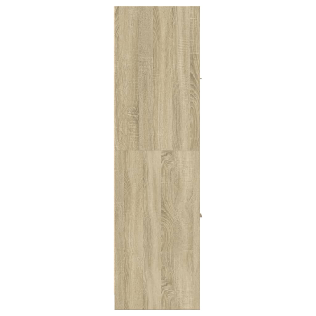 Armadietto da Farmacia Rovere Sonoma 30x41x144,5 cm Truciolato 855171