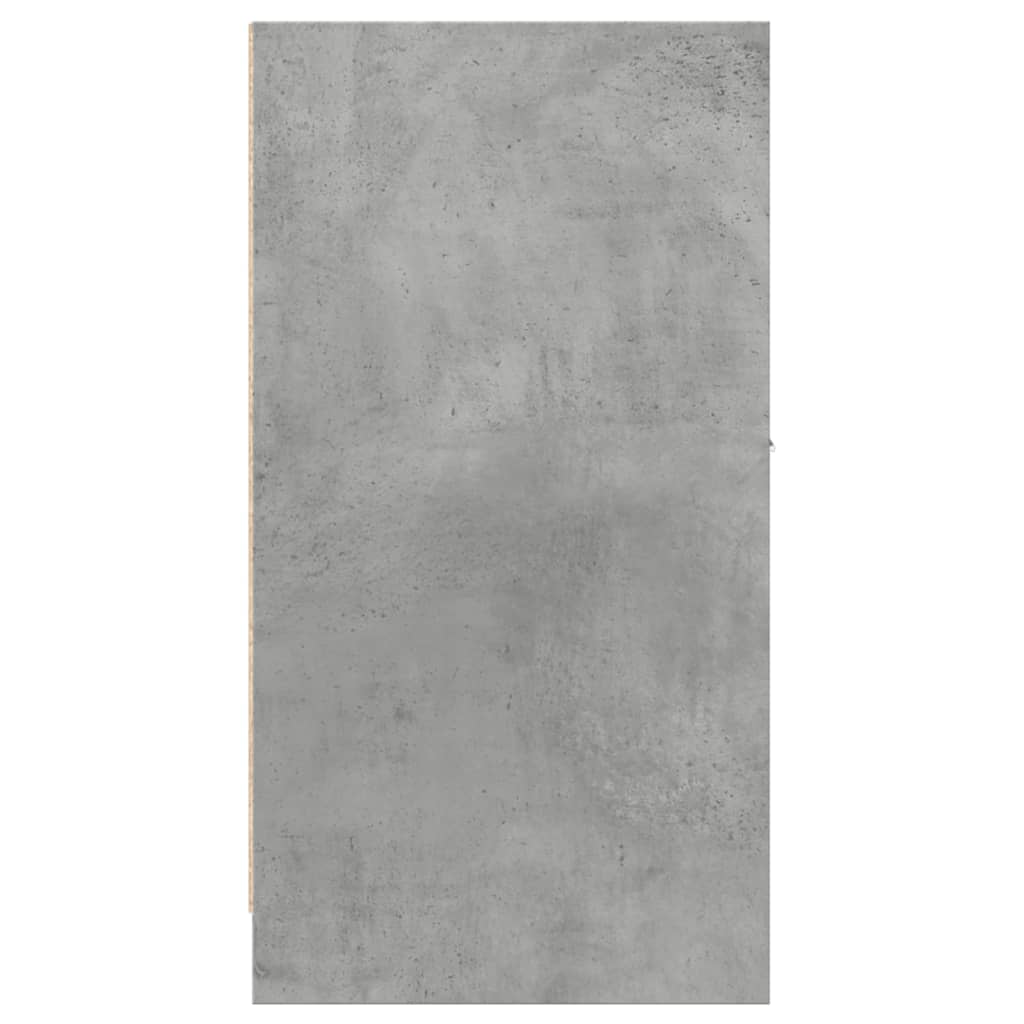 Armadietto da Farmacia Grigio Cemento 40x41x77,5 cm Truciolato 855190