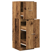 Armadietto da Farmacia Legno Vecchio 40x41x118 cm in Truciolato 855203