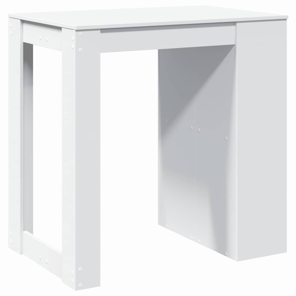 Tavolo da Bar Bianco 102x70x103,5 cm in Truciolato 3309321