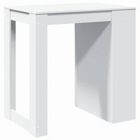 Tavolo da Bar Bianco 102x70x103,5 cm in Truciolato 3309321