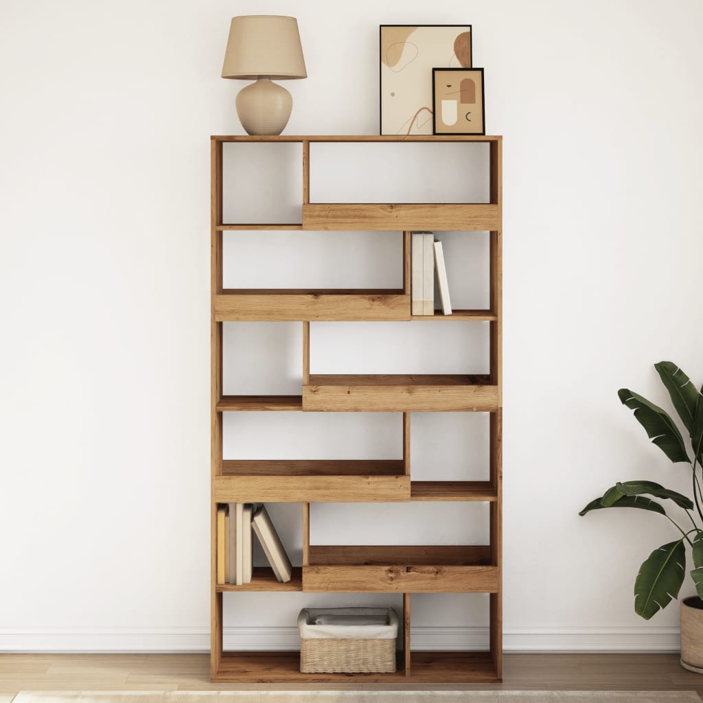 Libreria Rovere Artigianale 100x33x187,5 cm in Truciolato 3309356