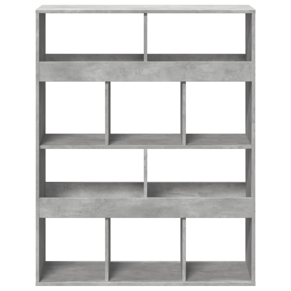 Libreria Grigio Cemento 100x33x125,5 cm in Legno Multistrato 3309360