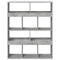 Libreria Grigio Cemento 100x33x125,5 cm in Legno Multistrato 3309360