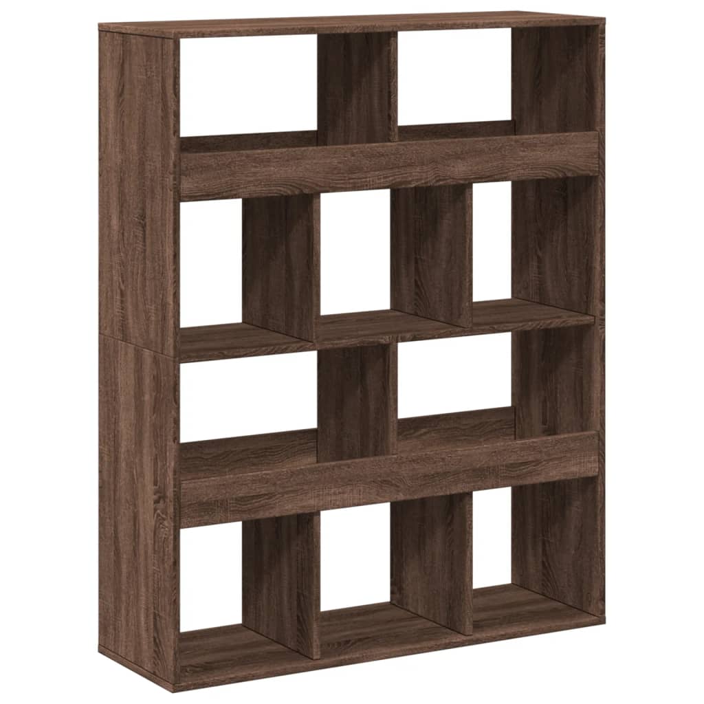 Libreria Rovere Marrone 100x33x125,5 cm in Legno Multistrato 3309363