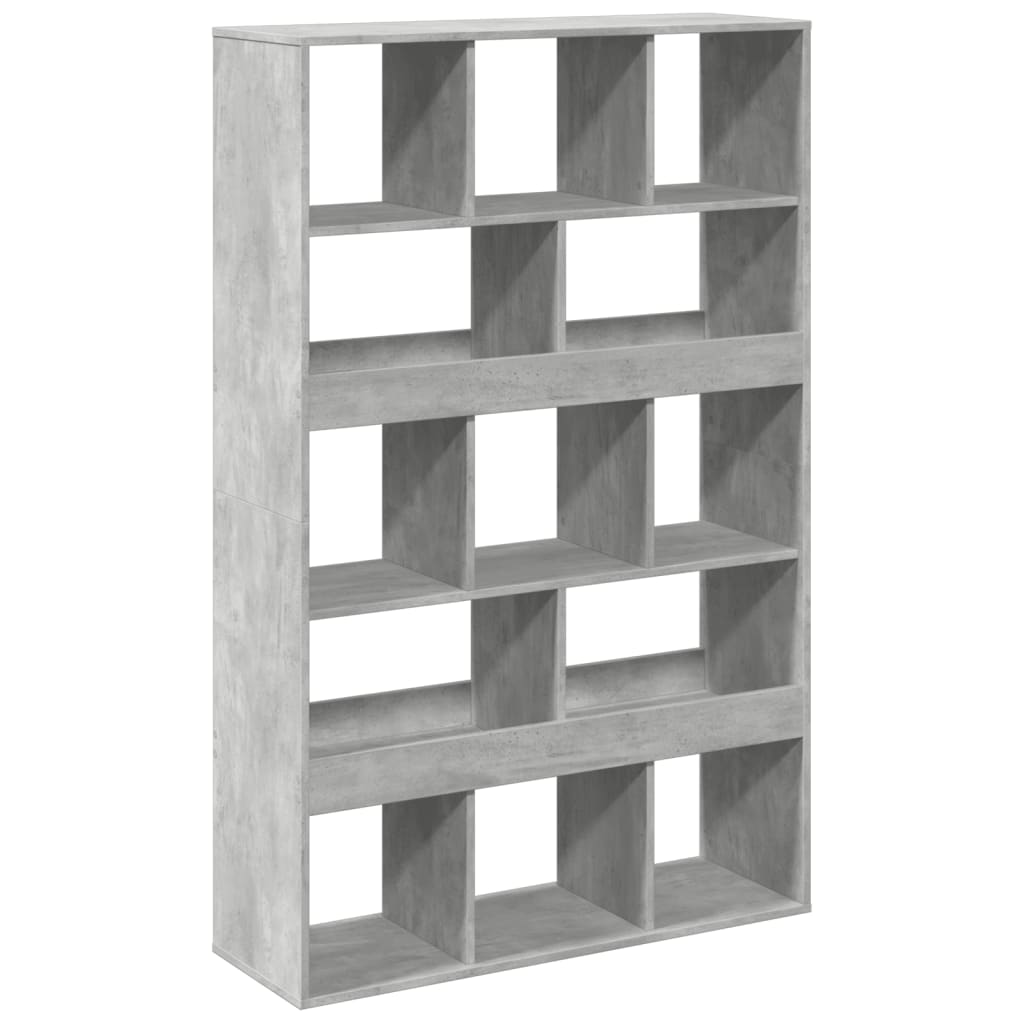 Libreria Grigio Cemento 100x33x156,5 cm in Truciolato 3309369