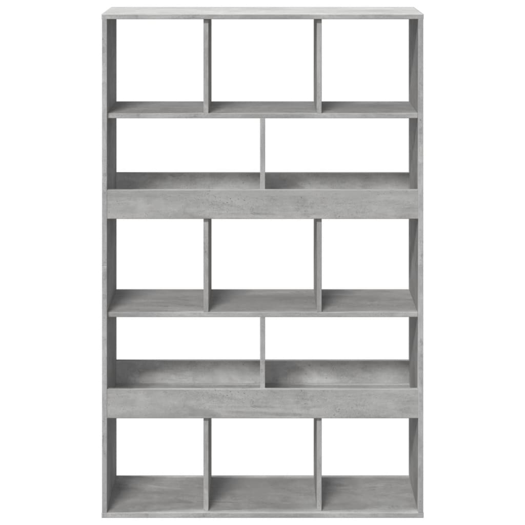 Libreria Grigio Cemento 100x33x156,5 cm in Truciolato 3309369