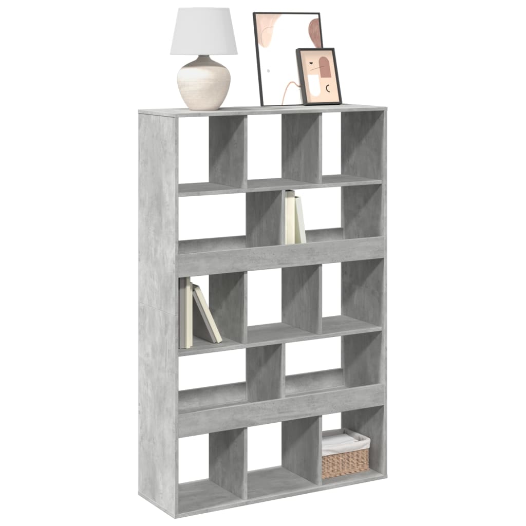 Libreria Grigio Cemento 100x33x156,5 cm in Truciolato 3309369