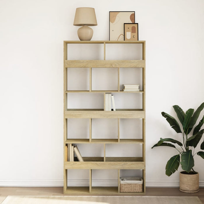 Libreria Rovere Sonoma 100x33x187,5 cm in Truciolato 3309377