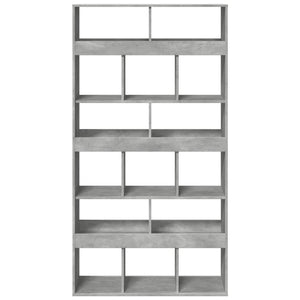 Libreria Grigio Cemento 100x33x187,5 cm in Truciolato 3309378