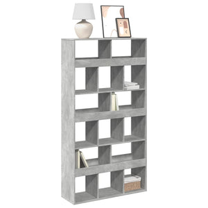 Libreria Grigio Cemento 100x33x187,5 cm in Truciolato 3309378