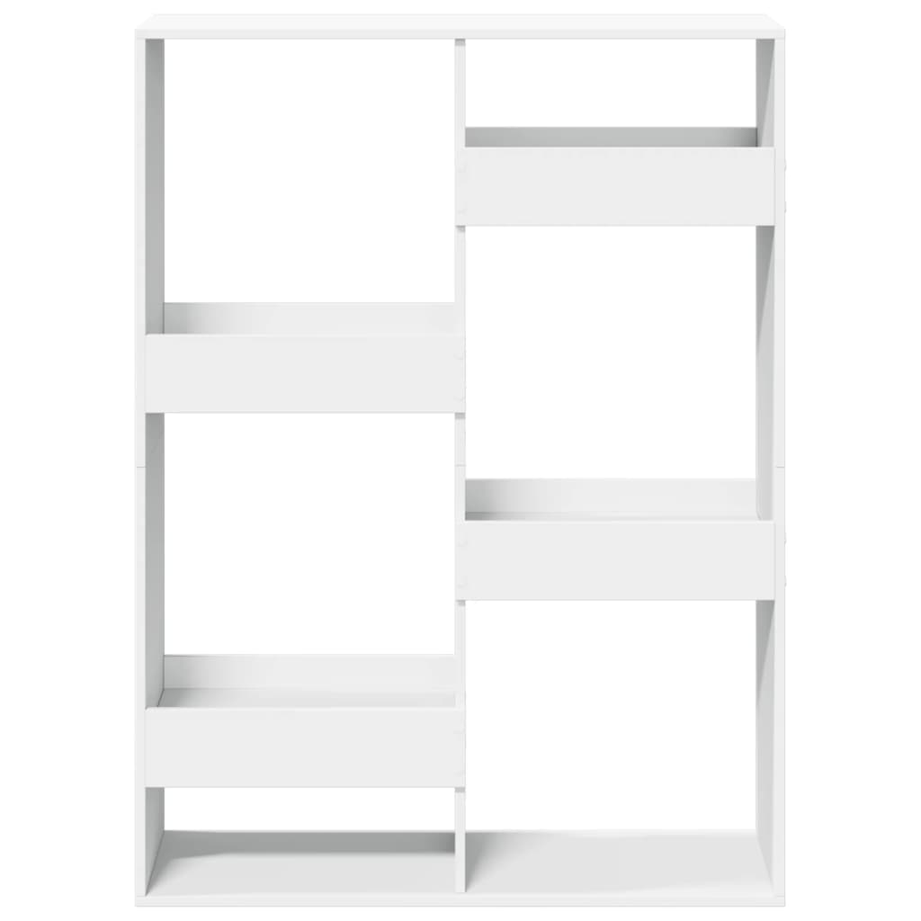 Libreria Bianca 100x33x135 cm in Legno Multistrato 3309384