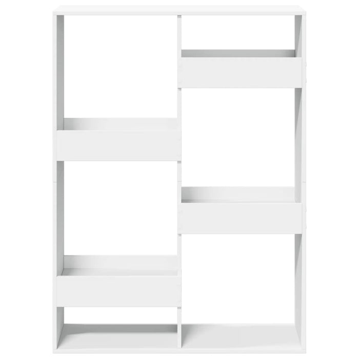 Libreria Bianca 100x33x135 cm in Legno Multistrato 3309384