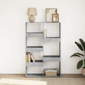 Libreria Grigio Cemento 100x33x155,5 cm in Legno Multistrato 3309396