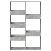 Libreria Grigio Cemento 100x33x155,5 cm in Legno Multistrato 3309396