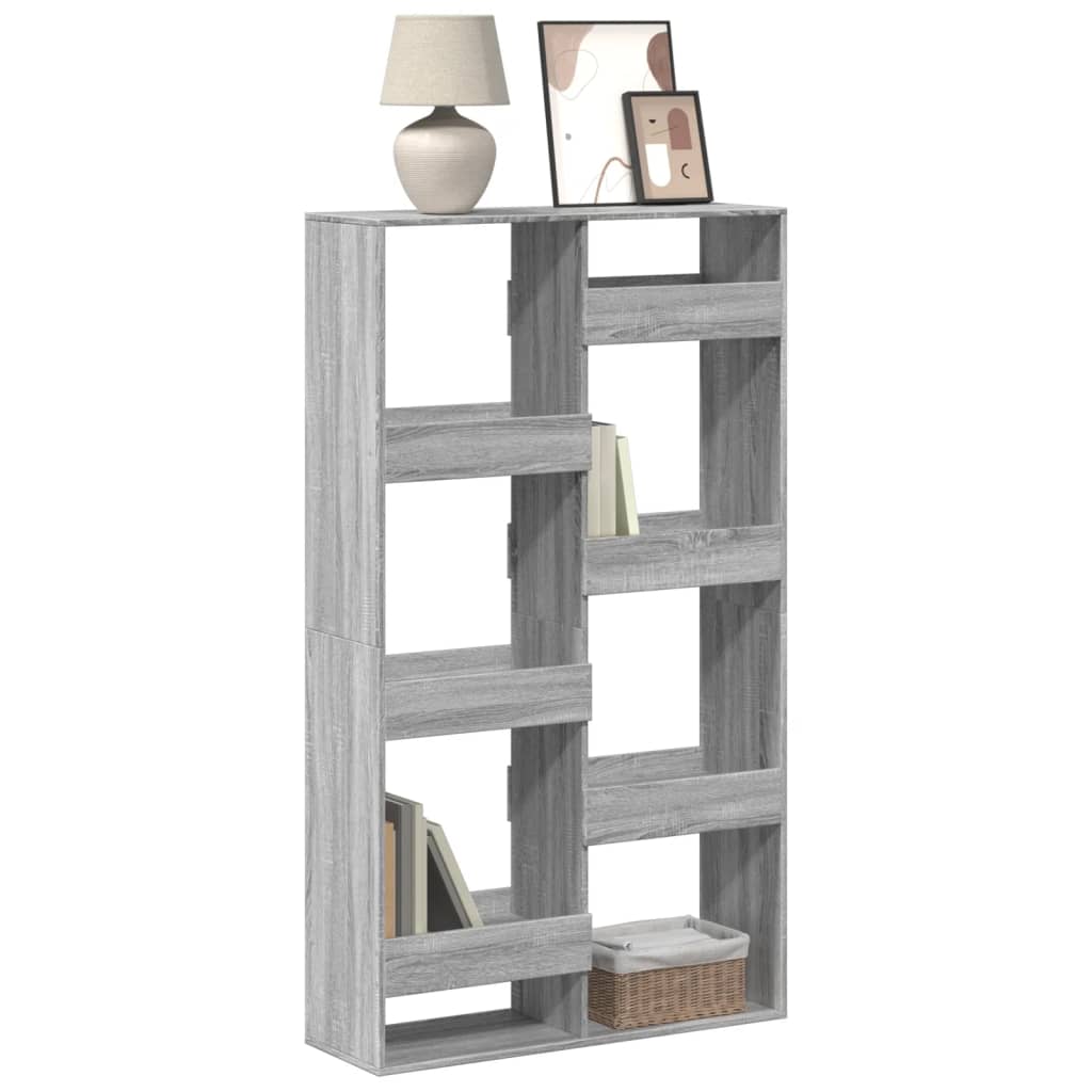 Libreria Grigio Sonoma 100x33x175 cm in Legno Multistrato 3309407