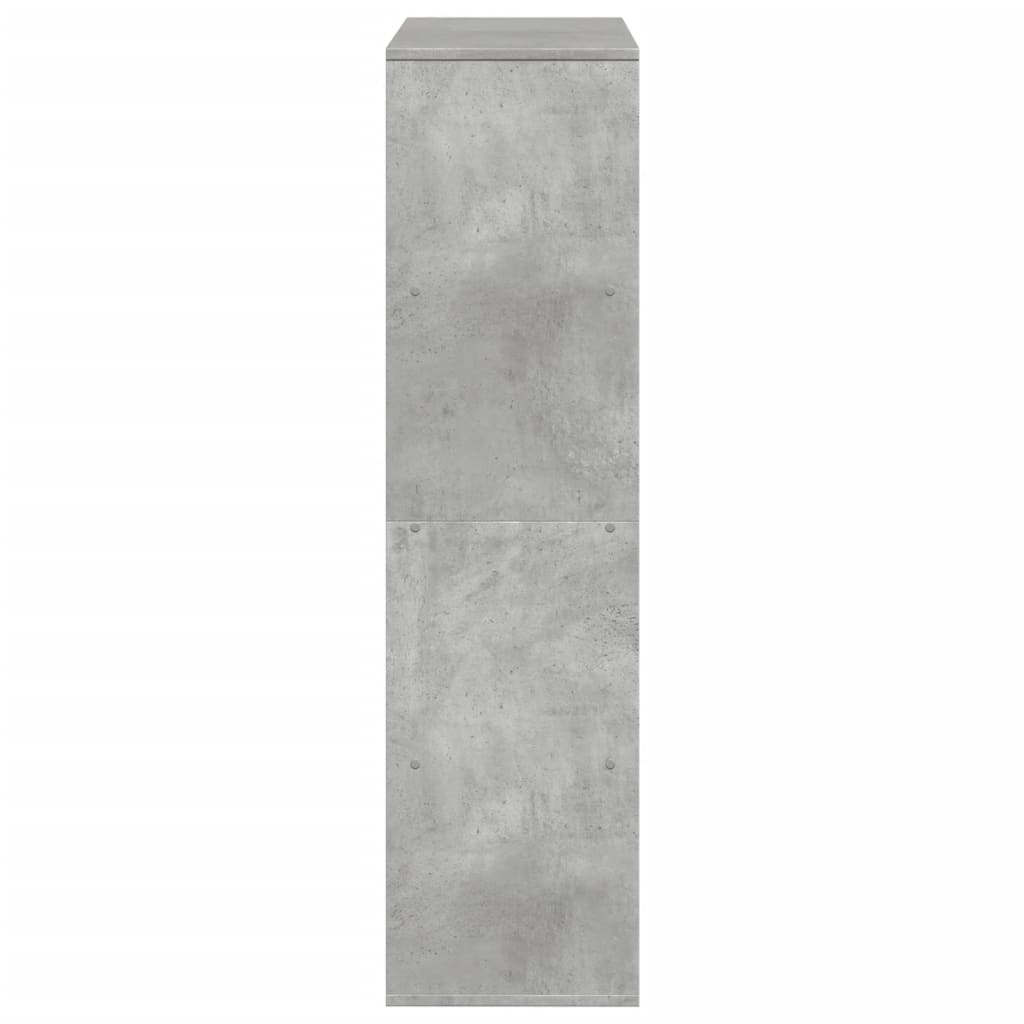 Divisorio Stanza Grigio Cemento 100x33x125,5 cm in Truciolato 3309486